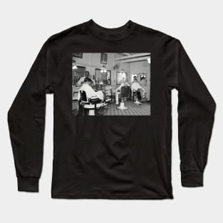 Capitol Barber Shop, 1938. Vintage Photo Long Sleeve T-Shirt